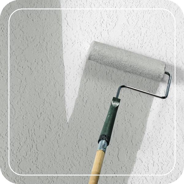 BEHR - 1 gal. #SC-365 Cape Cod Gray Satin Interior/Exterior Masonry, Stucco and Brick Paint