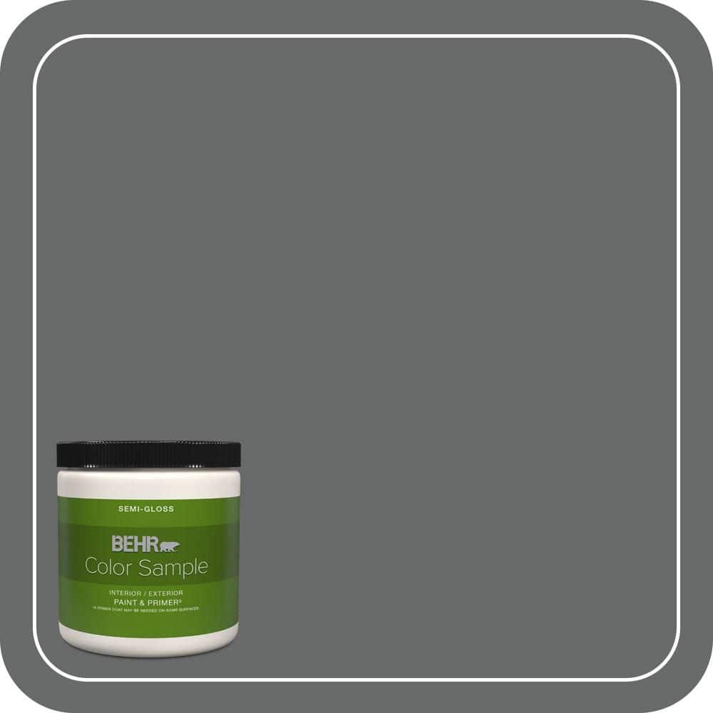 8 oz. #BXC-63 Molten Lead Semi-Gloss Interior/Exterior Paint & Primer Color Sample price history on PriceWatchPro