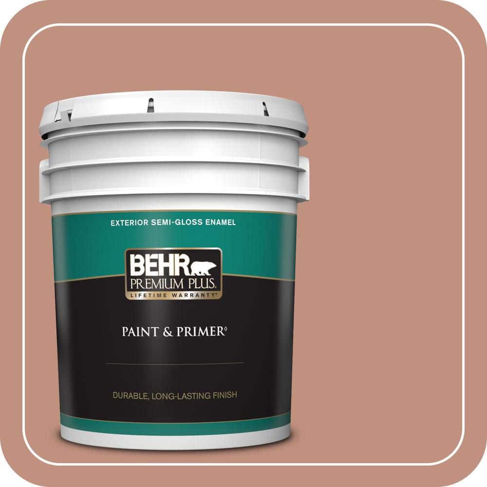 5 gal. #MQ1-51 Mesa Peach Semi-Gloss Enamel Exterior Paint & Primer price history on PriceWatchPro