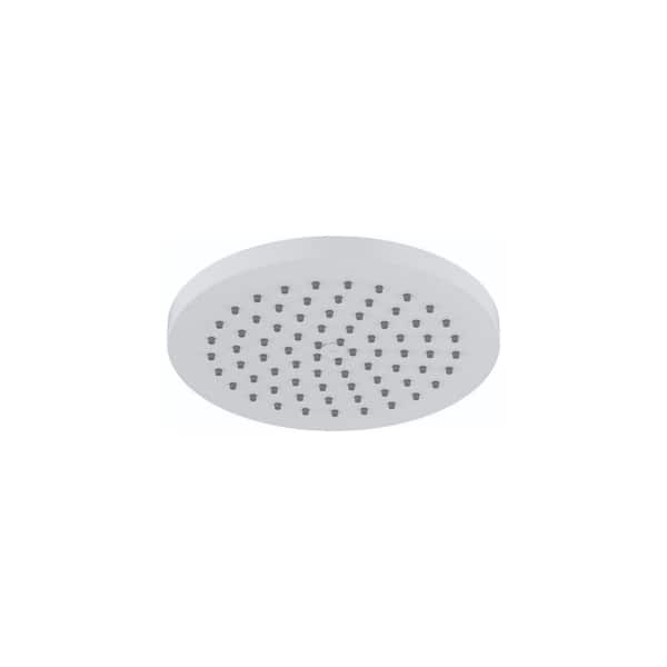 Raindance S 1-Spray Patterns with 1.75 GPM 7 in. Wall Mount Fixed Shower Head in Matte White