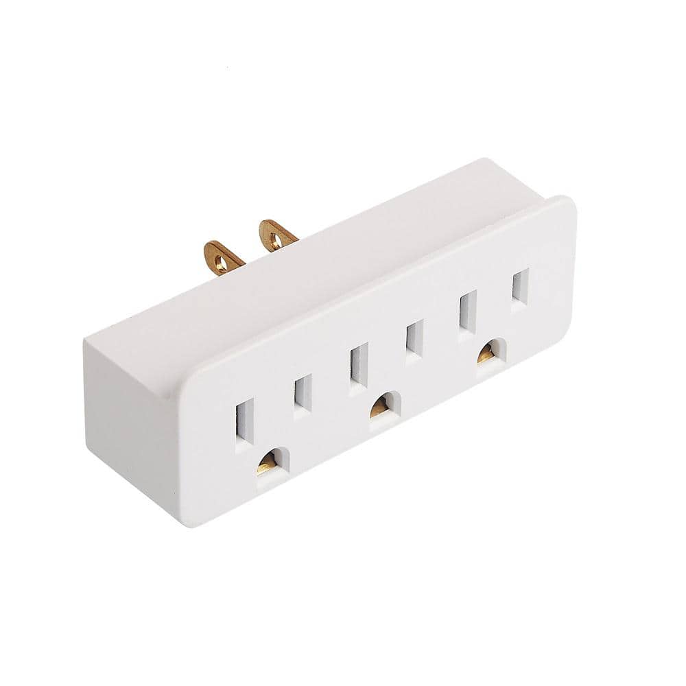 Globe Electric 15 Amp Wi-Fi Smart Adapter Plug Mini, No Hub Required, 1  Grounded Outlet, White (1-Pack) 50329-U - The Home Depot