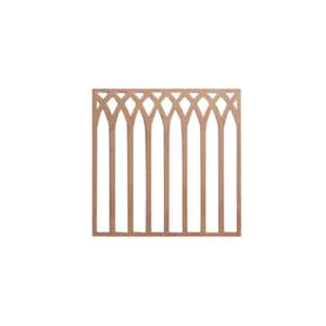 11-3/8 in. x 11-3/8 in. x 1/4 in. MDF Small Cedar Park Decorative Fretwork Wood Wall Panels (50-Pack)