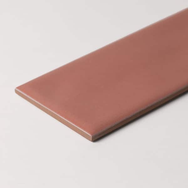 Countryside 3 in. x 10 in. Cantaloupe Gloss Ceramic Subway Wall Tile (5.6 sq. ft. / case)