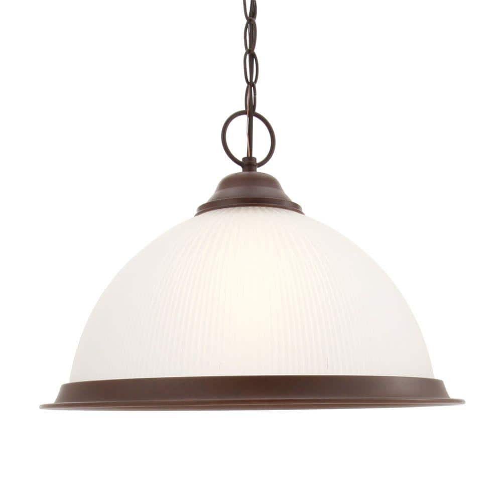 Halophane 1-Light Nutmeg Pendant