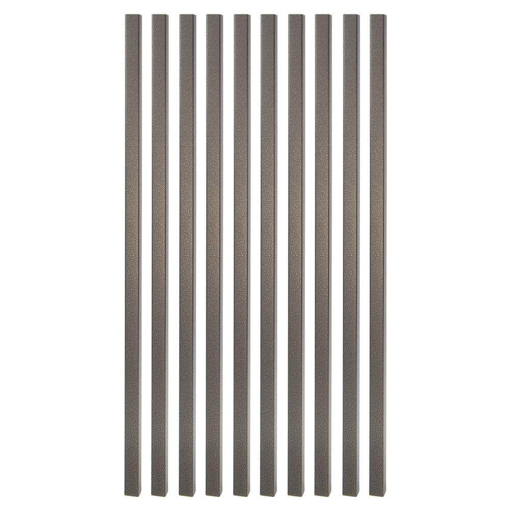 Fortress Railing Products 32 in. x 3/4 in. Antique Bronze Square Deck ...