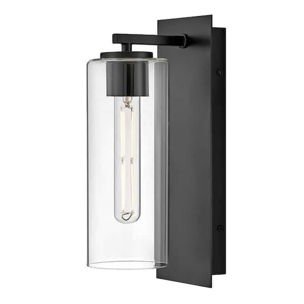 LARK Lane 5.0 in. 1-Light Black Wall Sconce