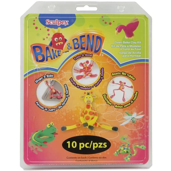 Sculpey Assorted Colors Bake and Bend Clay Kit