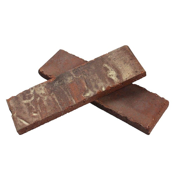 Old Mill Brick Independence Thin Brick Singles - Flats (Box of 50) - 7.625 in x 2.25 in (7.3 sq. ft)