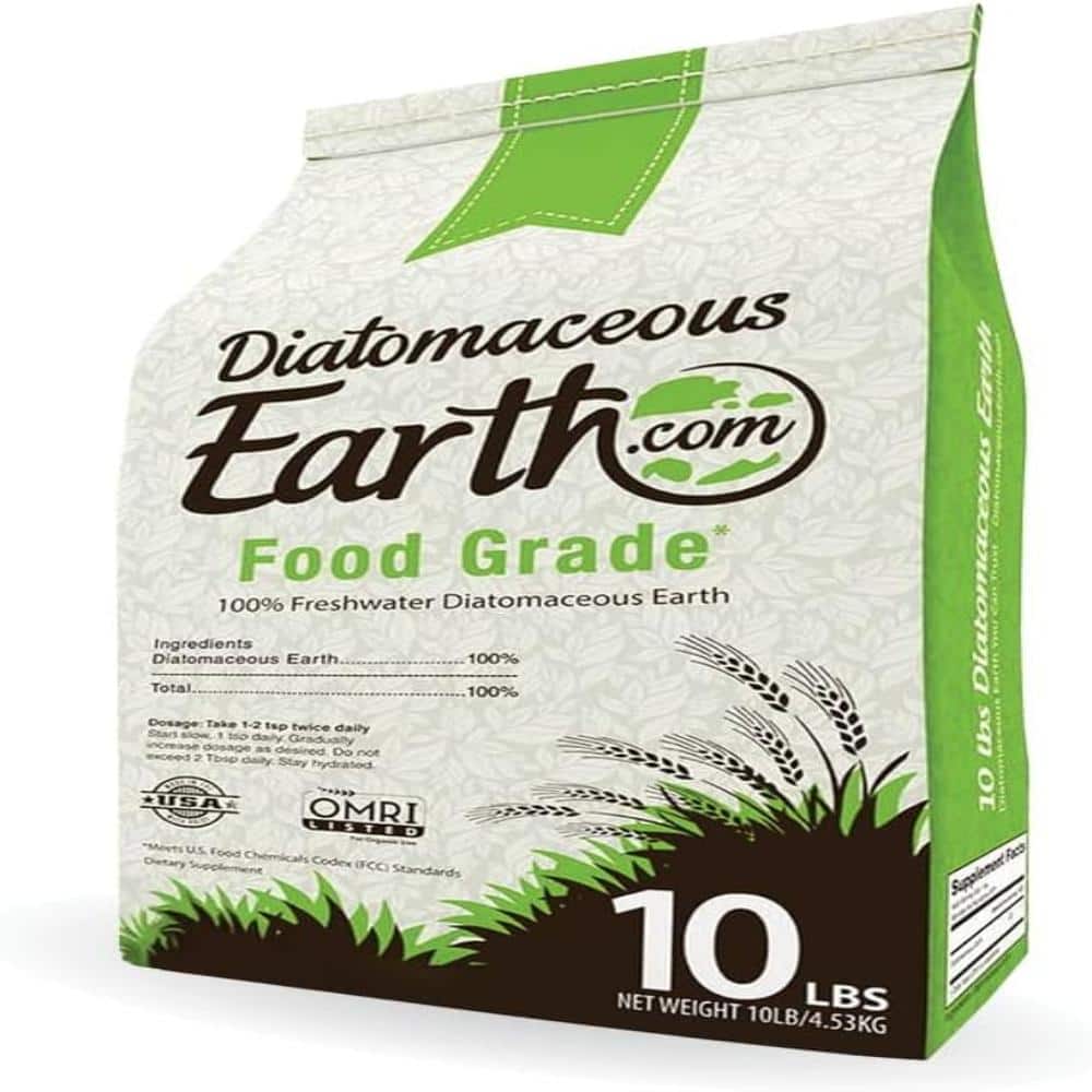 Organic Food Grade Diatomaceous Earth – 10lb, All-Natural Powder