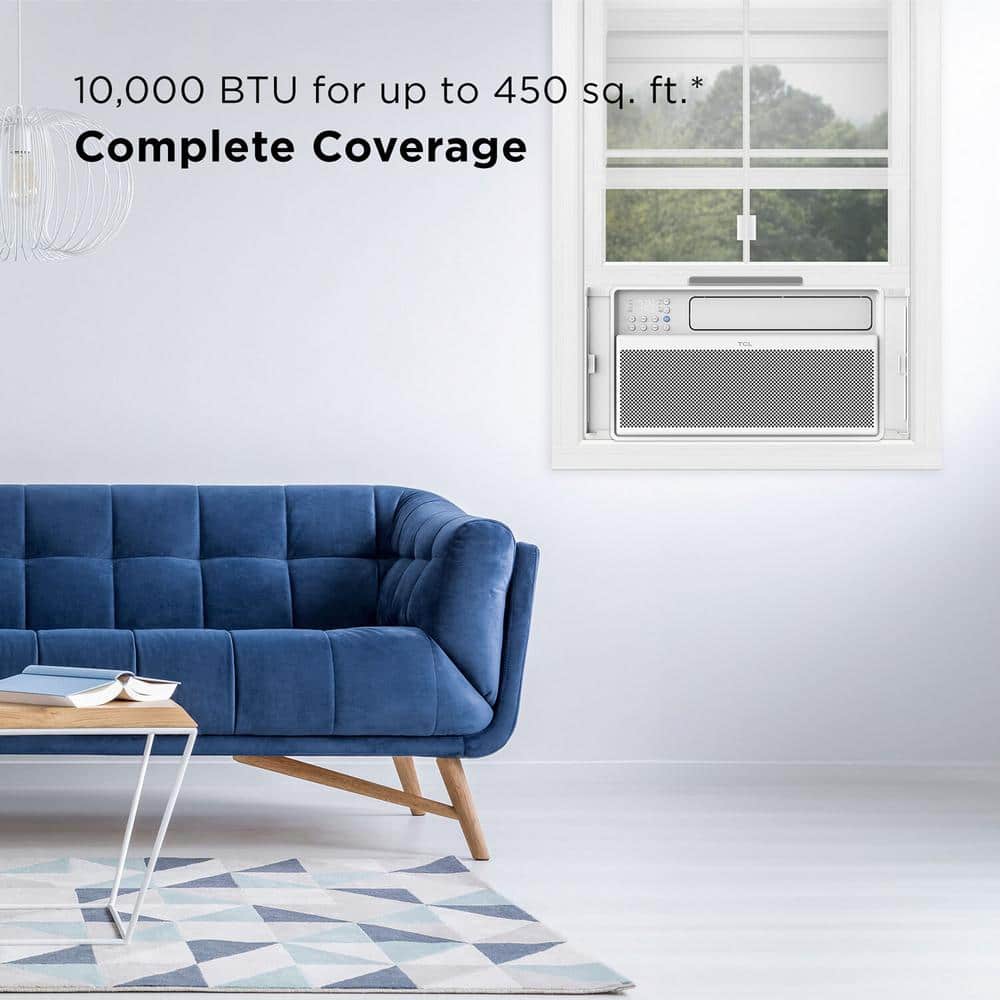 TCL 10,000 BTU White Smart Inverter Window Air Conditioner