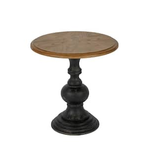 Hemlock Natural 22.25 in. Dia x 23 in. H Accent Table