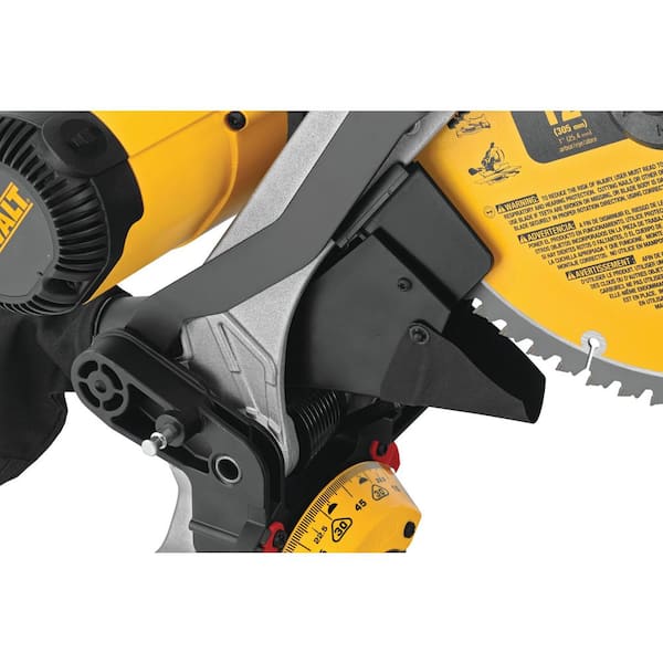 DEWALT 15 Amp Corded 12 in. Compound Double Bevel Miter Saw and 12