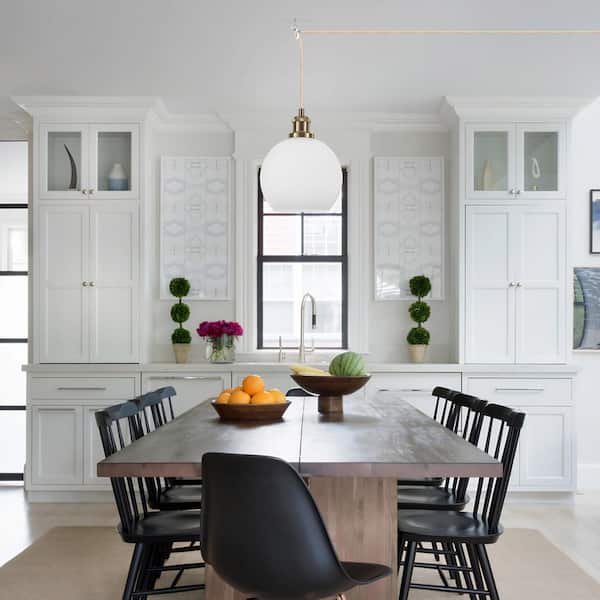 ETONIMERR 7.87 in. 1-Light Brass Plug in Pendant Light Fixture