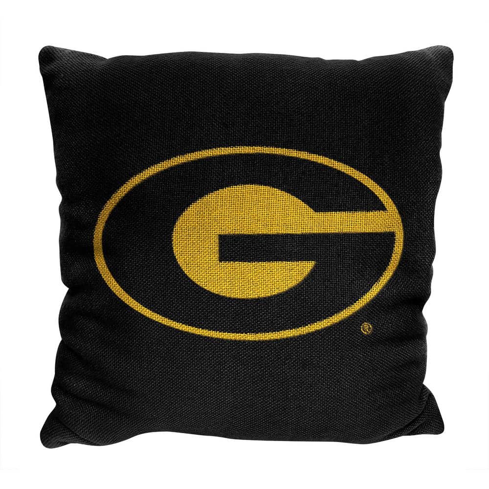 Grambling State University Yellow Jacquard Decorative Pillow Set