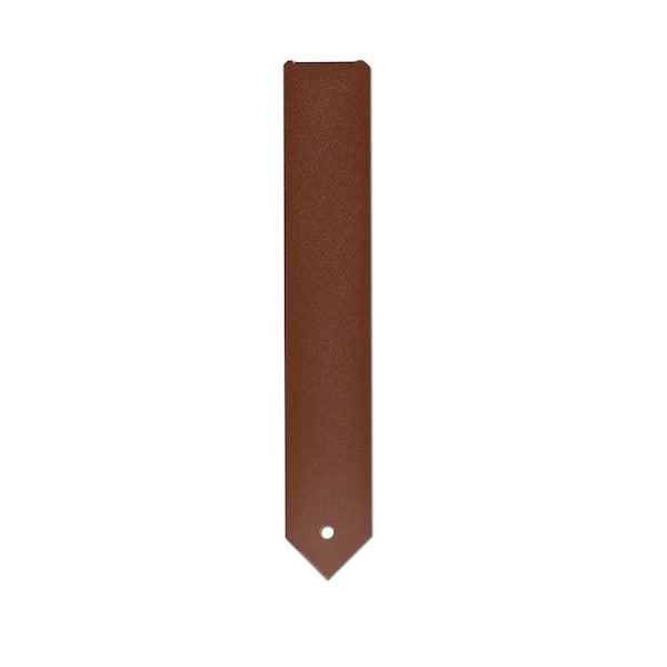 Colmet® Brown Textured Steel Landscape Edging Splicing Stake Colmet® Brown Textured Steel Landscape Edging Splicing Stake