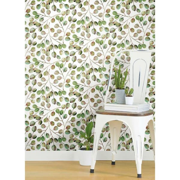 Cat Coquillette Eucalyptus Peel and Stick Wallpaper (Covers 28.18 sq. ft.)