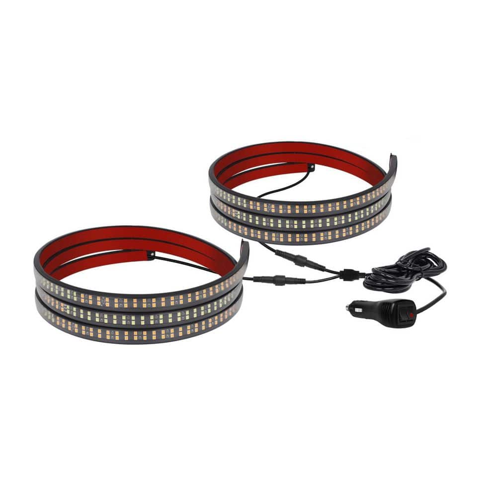 70-Inch LED Truck Strobe Lights, Waterproof Flashing Warning Hazard Caution Safety Lights for Plow Trucks,Pickup(2-Pack) price history on PriceWatchPro