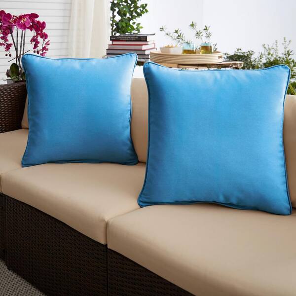 Buy Indoor/Outdoor Sunbrella Canvas Capri - 21x19 Throw Pillow