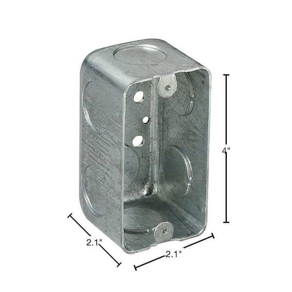 Steel City 4 in. 2 1/8 in. 2 1/8 in. 14.5 cu. in. New Work