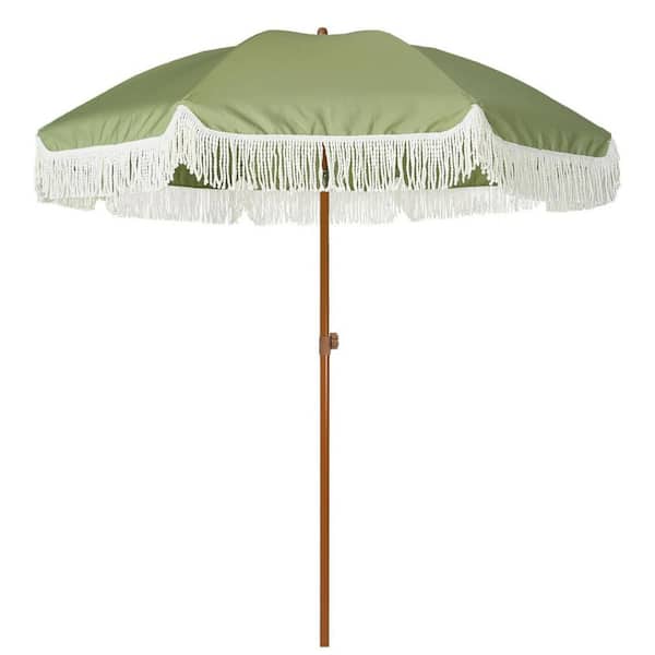7'sage patio umbrella Unbranded 7 ft. Steel Tilt Patio Umbrella in Sage Green L0BLVF8FMZ