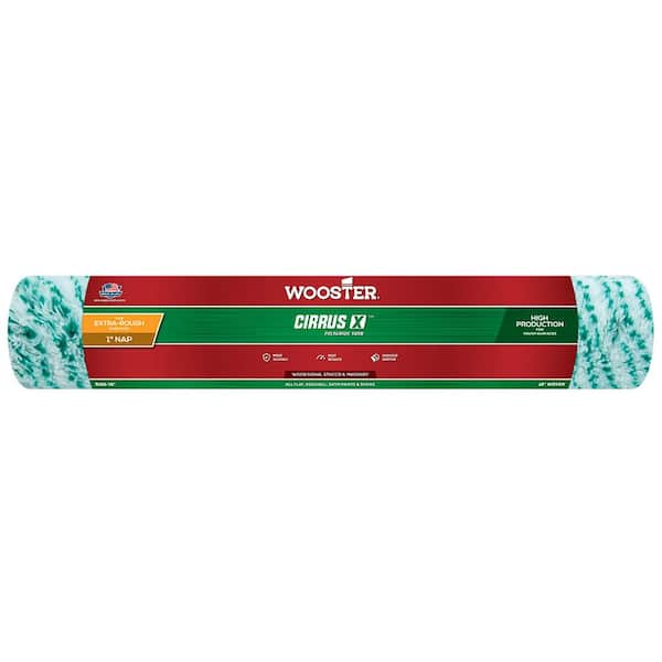 Wooster 18 in. x 1 in. Polyamide Yarn High-Density Cirrus Pro X Roller Cover