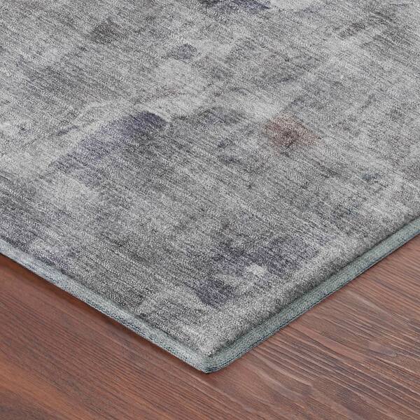 Mayfield Premium Machine Washable Abstract AMF2310 Taupe 3 ft. x 5 ft. Area Rug