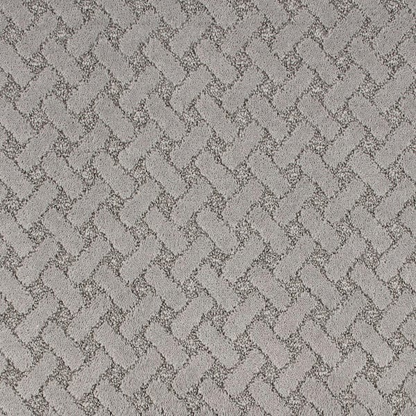 Home Decorators Collection Ashridge Cove Anchor Gray 37 oz. Polyester Patterned Installed Carpet