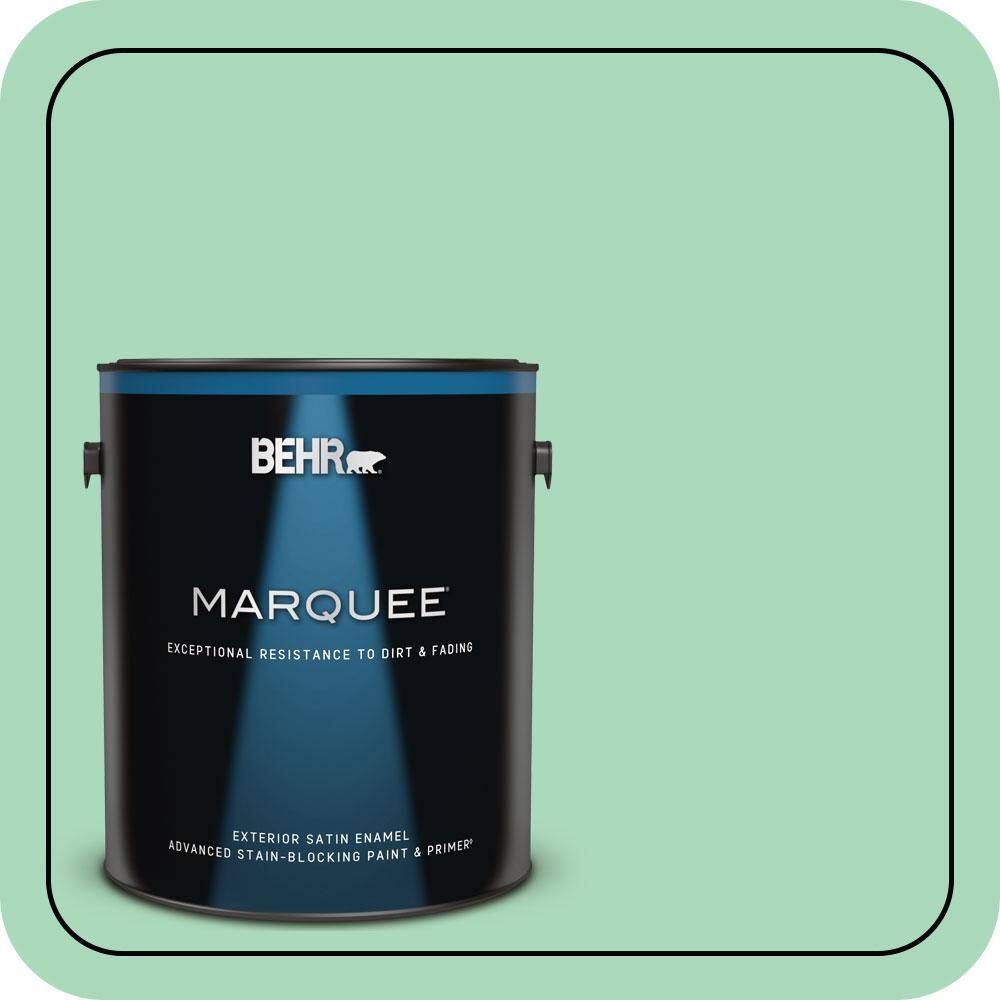 1 gal. #P410-3 Shanghai Jade Satin Enamel Exterior Paint & Primer price history on PriceWatchPro