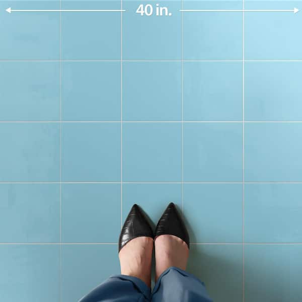 Merola Tile Monocolor Celeste 7-7/8 in. x 7-7/8 in. Ceramic Floor