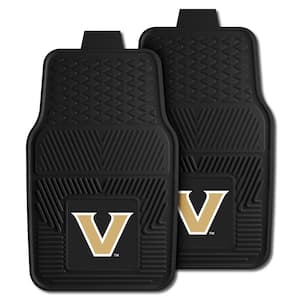 Vanderbilt Commodores 27 in. x 17 in. Heavy Duty Vinyl Car Floor Mat Set