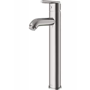Seville Single Handle Single-Hole Bathroom Vessel Faucet in Brushed Nickel