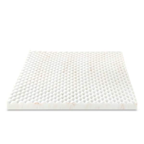 Zinus Swirl Copper Cooling 3 in. Full Memory Foam Mattress Topper