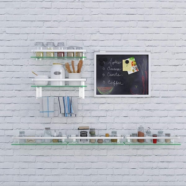 Acrylic Bathroom Shelves 1Pack Clear Shower Floating Shelf w