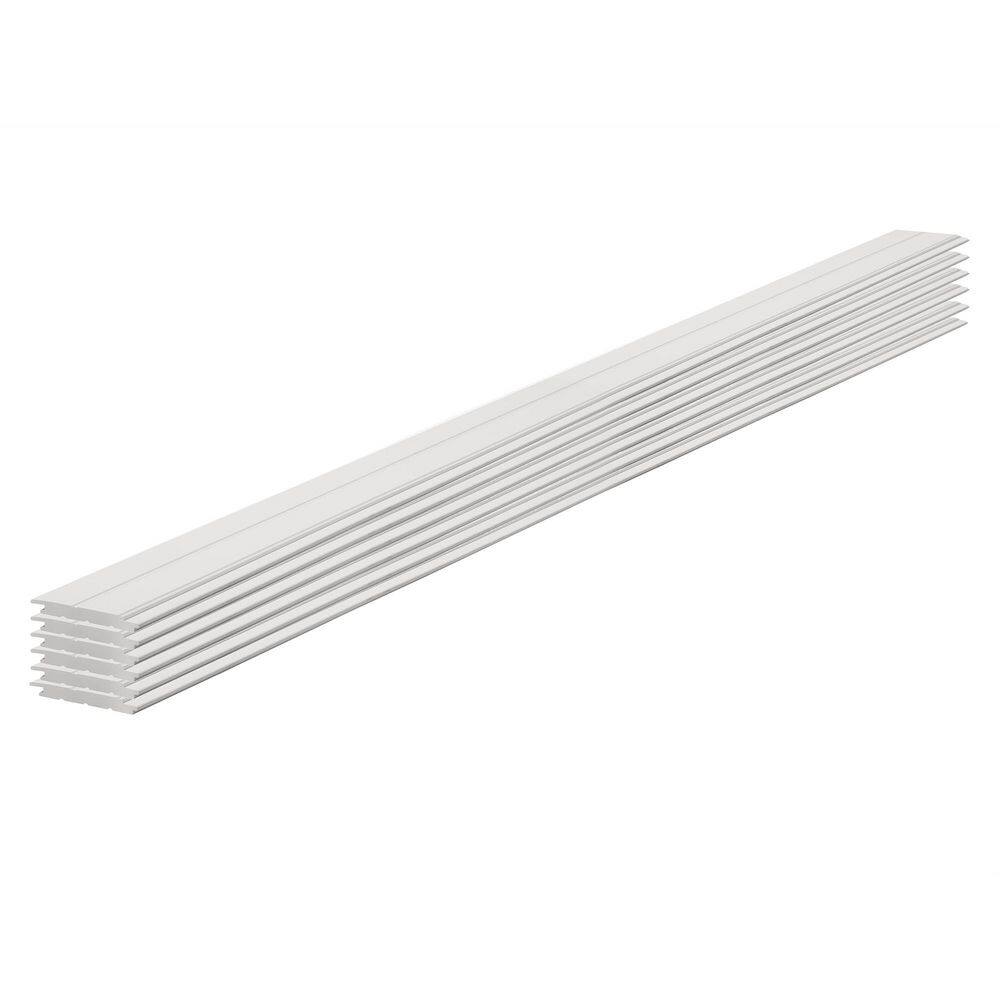 1 in. x 6 in. x 8 ft. Timeless Farmhouse White Smooth Painted  and Center Bead Accent Wood Pine Board (6-Pack) price history on PriceWatchPro