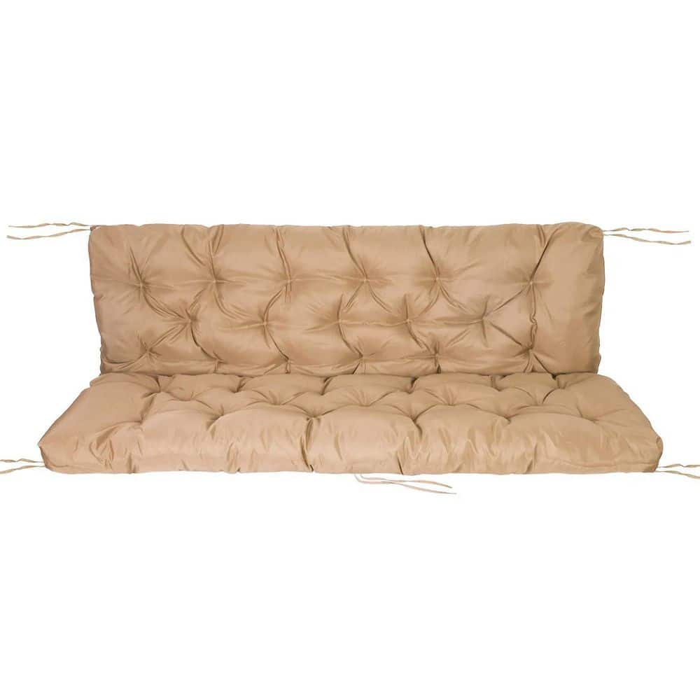 Brown Outdoor Bolster without Tassels 1-Pack Outdoor Throw Pillows