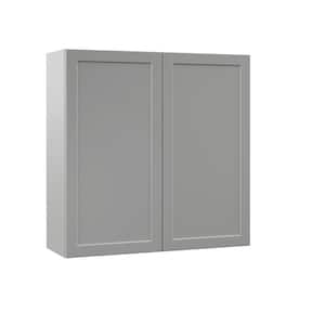 Designer Series Melvern Assembled 36x36x12 in. Wall Kitchen Cabinet in Heron Gray