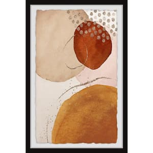 "Sun and Moon Meet" by Marmont Hill Framed Abstract Art Print 45 in. x 30 in. .