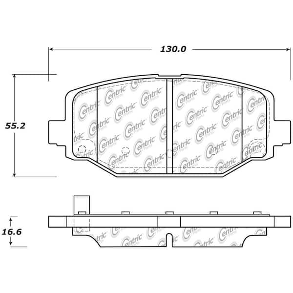 Centric Parts Disc Brake Pad Set