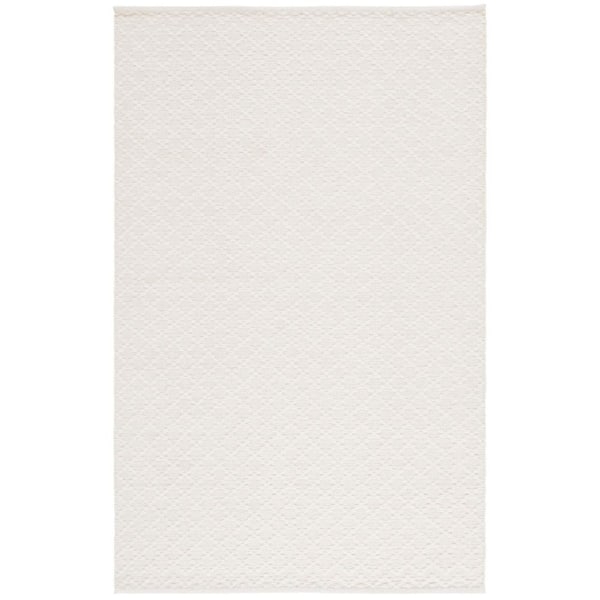 Vermont 5 ft. x 8 ft. Ivory Modern Diamond Area Rug