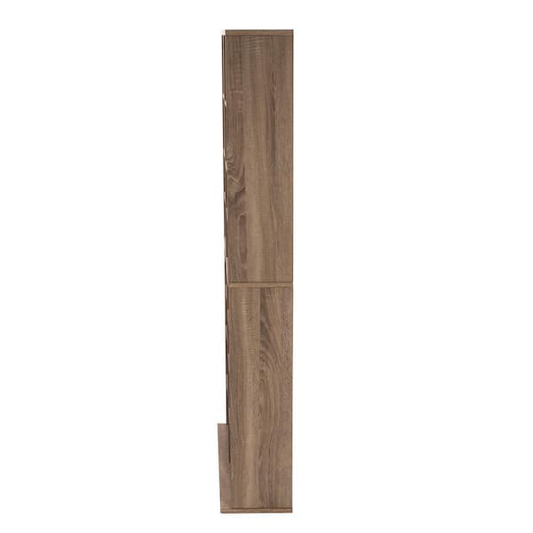 Atlantic Henley Weathered Oak Adjustable Media Storage