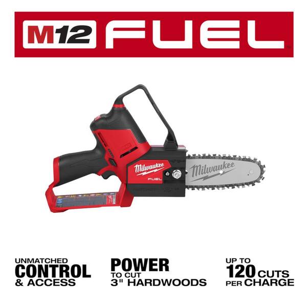 Milwaukee M12 Fuel 6 in. 12-Volt Lithium Brushless Electric Cordless Pruning Saw Hatchet with M12 2 gal. Handheld Sprayer Kit