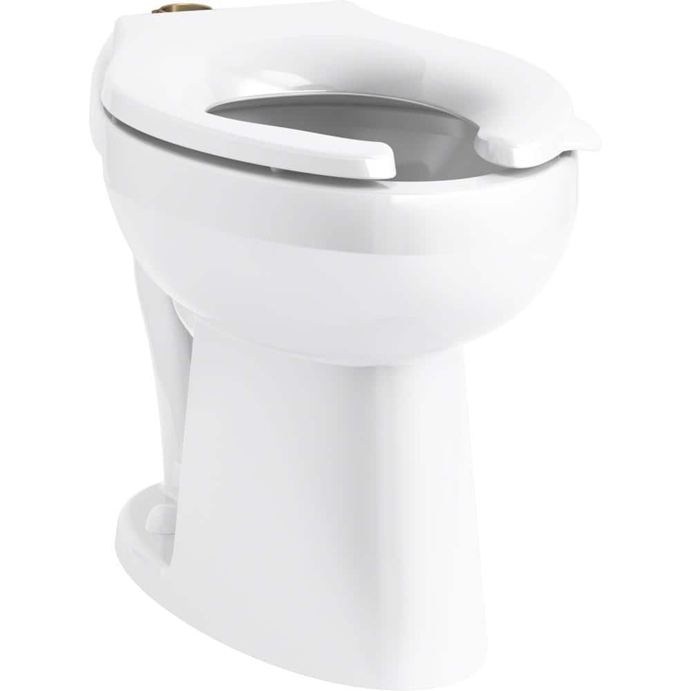 KOHLER Highcliff Ultra Flushometer Elongated Toilet Bowl Only in White