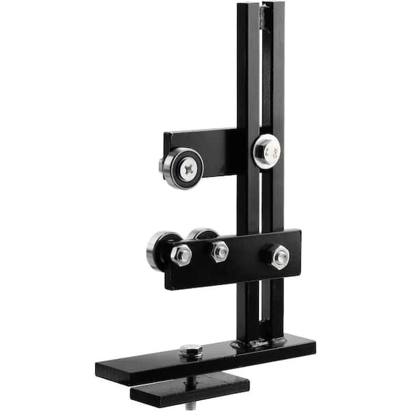 Woodstarter L-Shape Wood Lathe Steady Rest, Adjustable 3 Fixed Wheels to Prevent Radial Jitter for Long Wood Strips