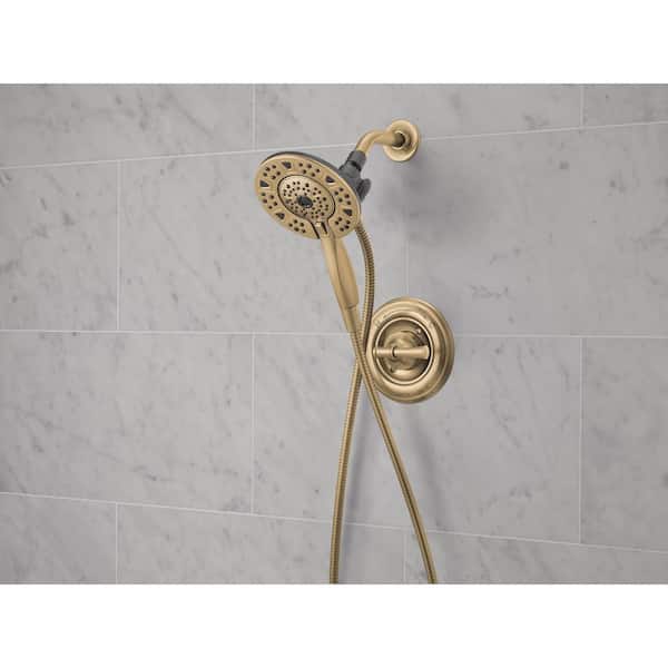 Chamberlain Gold In2ition Single-Handle 4-Spray Shower Faucet in Champagne Bronze (Valve Included)