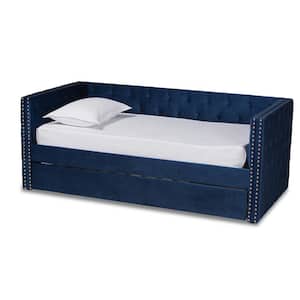 Larkin Blue Twin-Size Daybed with Trundle
