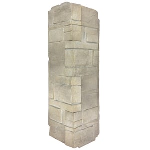 5.88 in. x 16 in. Dry Stacked Stone Corner in Limestone (5-Case)