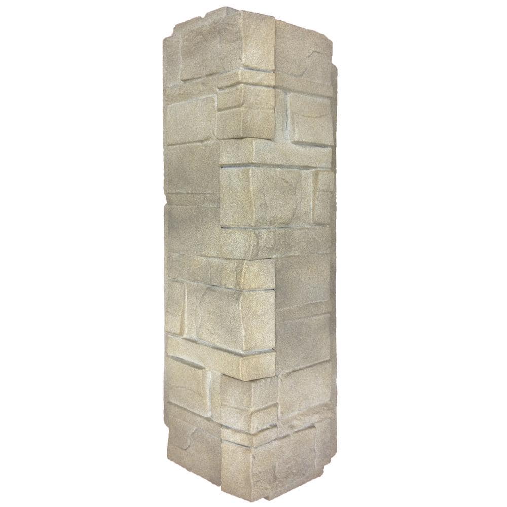 Corner Stone 「VERY」 Novik 5.88 in. x 16 in. Dry Stacked Stone Corner in Limestone (5