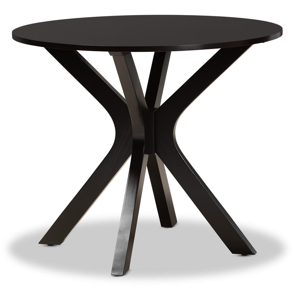 Mare Two-Tone Dark and Walnut Brown 5-Piece Dining Set
