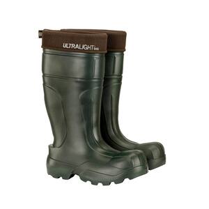 Ultra-Light Men's Shovel Protector Sole, Shock Absorbent Gardening Work Boots - Reinforced Toe - Green Size 11(W)