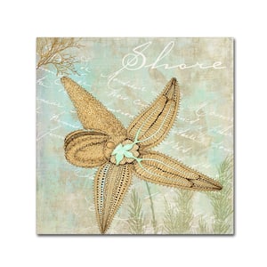 18 in. x 18 in. "Turquoise Beach V" by Color Bakery Printed Canvas Wall Art